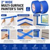 SWRT Blue Painters Tape 2 Inch Wide – 18 Rolls