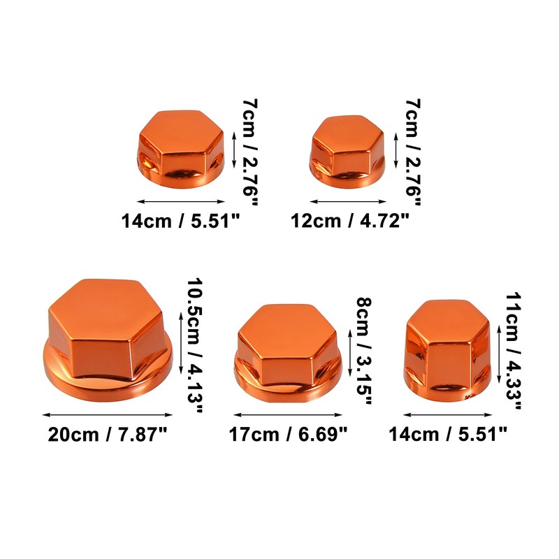 Motoforti 1 Set Screw Cap Motorcycle Motorbike Screw Nut Bolt
