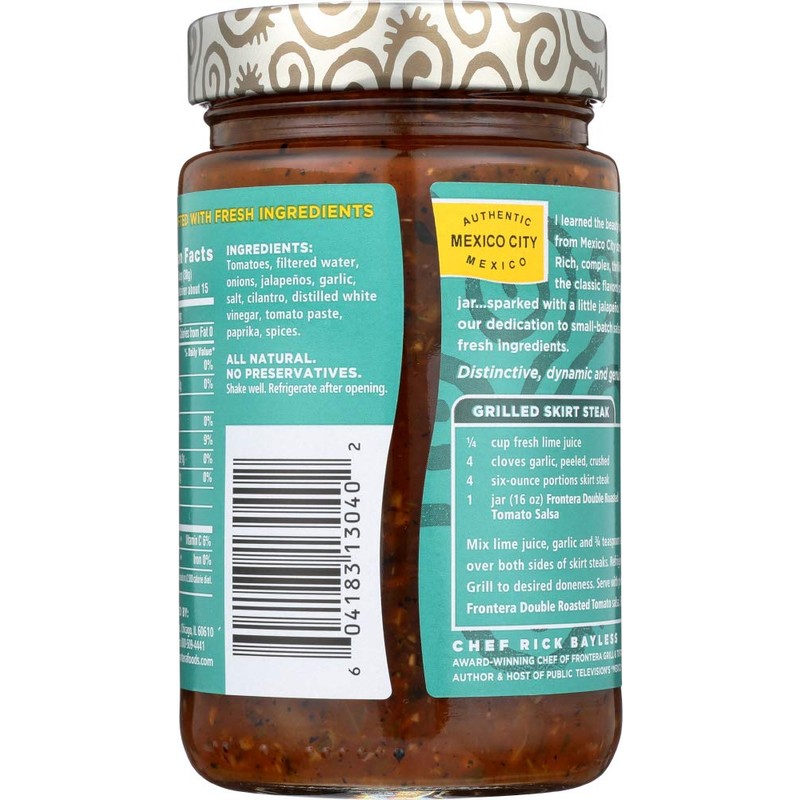 Frontera (NOT A CASE) Salsa Medium Double Roasted Tomato