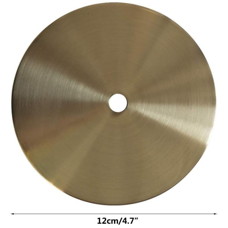 KCO Lighting 4.7" Round Canopy Kit Brass Modern Chandelier Ceiling