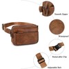 Fanny Packs for Women, Leather Vegan Belt Bag Crossbody Waist
