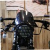 ULTECHNOVO Motorbike Windshield Wind Deflector Motorcycle Windscreen for Enhanced against