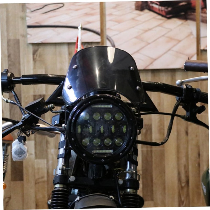 ULTECHNOVO Motorbike Windshield Wind Deflector Motorcycle Windscreen for Enhanced against
