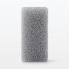 Mujinrushi Ryohin Urethane Foam Three-Layer Sponge 6×12×3.5cm Gray 3-Piece Set