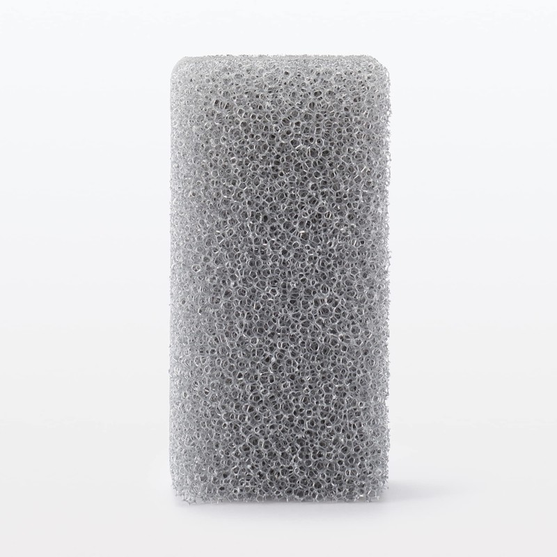 Mujinrushi Ryohin Urethane Foam Three-Layer Sponge 6×12×3.5cm Gray 3-Piece Set