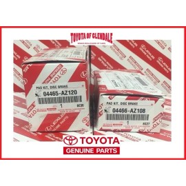 Toyota 2007-2021 TOYOTA TUNDRA FRONT & REAR BRAKE PADS GENUINE 04465-AZ220/04