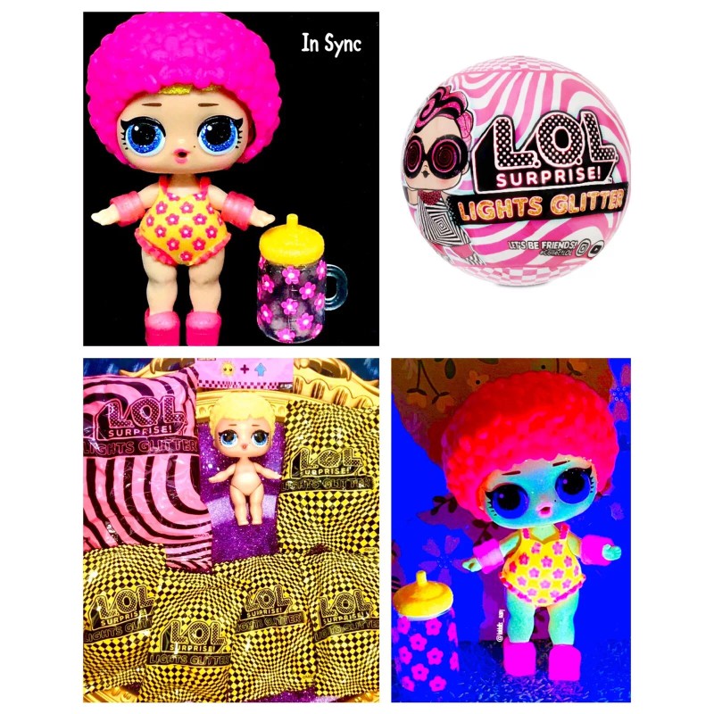 L.O.L. Surprise! LOL Surprise Lights Glitter In Sync Neon Doll