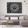 FUNOMOCYA Black White Sun Tapestry Home Decoration Decor Boho Wall
