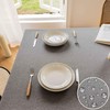 Home Brilliant Wipe Clean Table Cloth Rectangular 55x86 Inch, Water