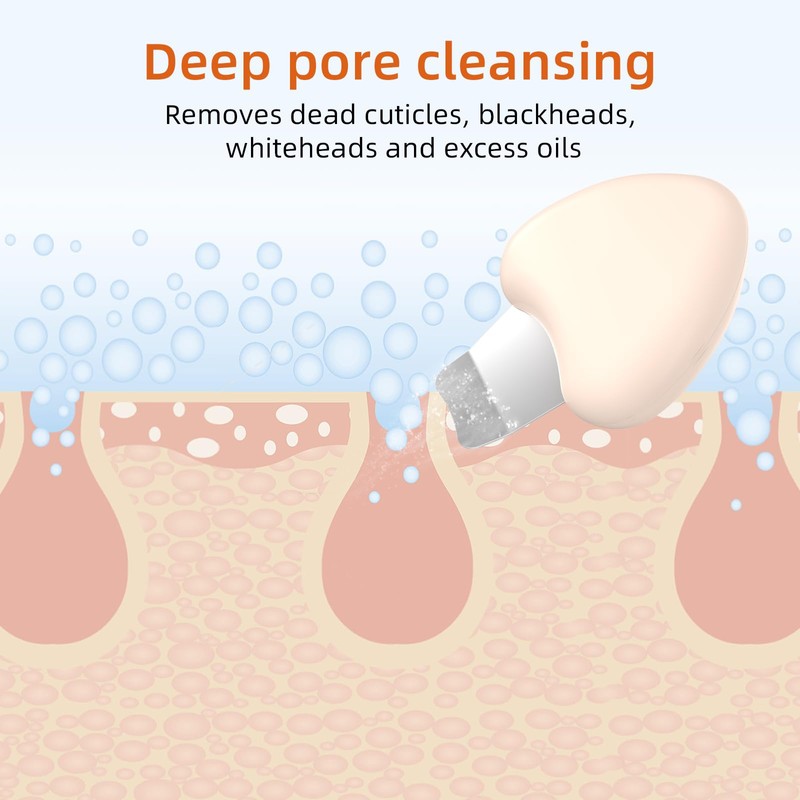 Skin Scrubber Face Scraper Tool Blackhead Remover Tool Pore Cleaner
