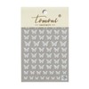 Nail Nara Tomo Nail Sticker 675 White Silk Butterfly (S7570130) / 토모 네일스티커 675 화이트실크나비 (S7570130)