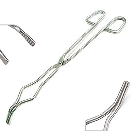 AAProTools 8” Crucible Tongs,Circle Stainless Steel, Professional Grade