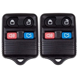 AKS KEYS Keyless Entry Remote Compatible with Ford That Uses 4B FCC CWTWB1U331 / CWTWB1U345 This Key Fob fits for Ford Lincoln Mercury from 2003-2019 PN 8S4Z-15K601-AA 2S4T-15K601-AB - 315 MHz (2)