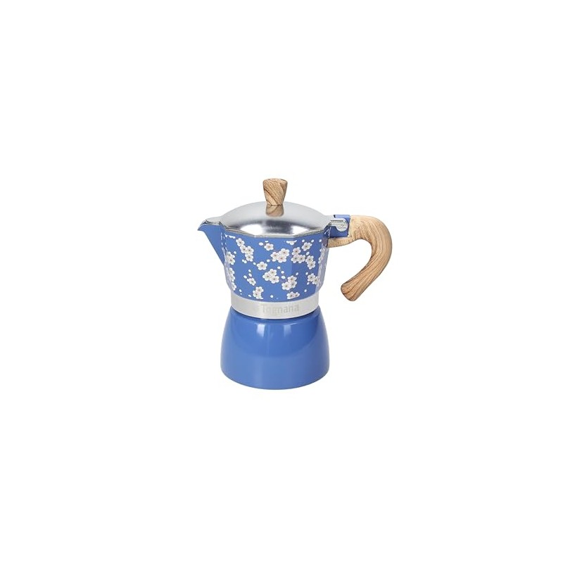 Tognana Japan Collection Coffee Pot 6 Cups Aluminium Blue