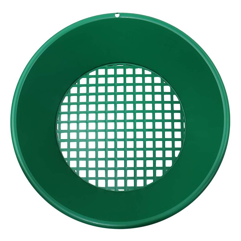 Calayu Plastic Garden Sieve, Earth Sieve Handheld Stone Sand Sieve