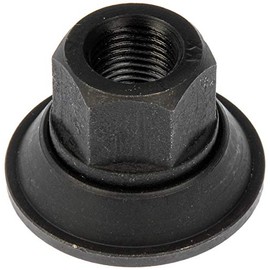 Dorman 611-127 Wheel Nut 9/16-18 Flanged Flat Face - 7/8 In. Hex, 1-1/16 In. Length Compatible with Select Ford Models, 10 Pack