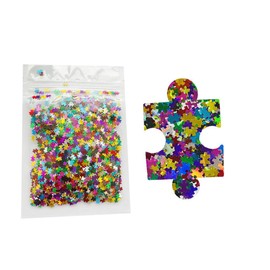 10 Grams/Pack - Color Mixes Puzzle Holographic Glitter - Festival Rave Beauty Makeup Face Body Nail Art Decoration