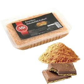 200g/7 oz, Cooked & Dried Chopped Kataifi for Dubai Chocolate | Ready-to-Use Shredded Fillo Dough (Kadayıf/Kunafa) | Roasted Kataifi, Knafeh, Phyllo Dough | Vacuum-Sealed for Freshness, ship from Turkey (Pack of 1)