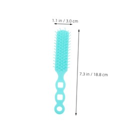 Baluue 15pcs Abs Material Massage Comb Paddle Brush for Women Men Wet Dry Hair Scalp Care