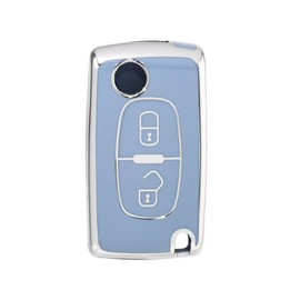 Cover 2K OFFCURVE Car Key Case Key Cover Key Protection Key Case for Citroen C1 C2 C3 C4 C5 Picasso Peugeot 107 206 207 307 308 406 407 607 2/3 Buttons