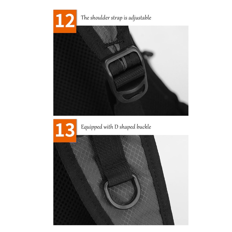 Cycling Backpack Nylon Lightweight Foldable Outdoor Backpack for Running Hiking