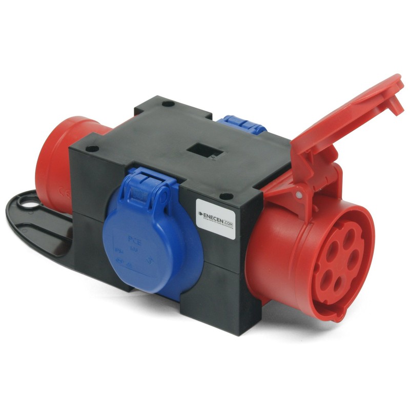 Compact Splitter St. Anton Device Plug CEE 400 V/16 A