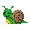 Snail Patch, Animal Patch, Cute Snail Patch, Cartoon Patch, Kids