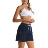 Unitop - Bañador para mujer, ligero, clásico, liso, con bolsillo,