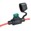 Inline Mini Blade Fuse Holder Splash Proof Car 12V 20A