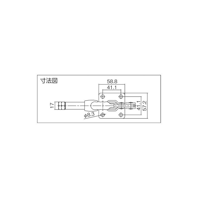 SUPERTOOL TPL200F Horizontal Push Type Toggle Clamp