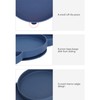 Kids Divided Plates Safe Silicone Foldable Prevent Slipping Toddler Suction