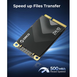 ORICO 1TB mSATA SSD SATA III, 5Gbps 3D NAND Internal Solid State Drive for Laptops Ultrabooks Desktop-ZH10