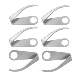 Cold Knife Blade Windshield Removal Tool for Auto Glass Cutting Windshield Knife Blade Car Doors Window Seal Cutter Windscreen Removal Tool Parts 3.74 Inch 95mm Left Bevel Bent Blade 6PK