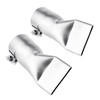 SWIGRANCE Hot Air Welding Nozzles 40mm Mouth Width 2Pcs/Set, Stainless