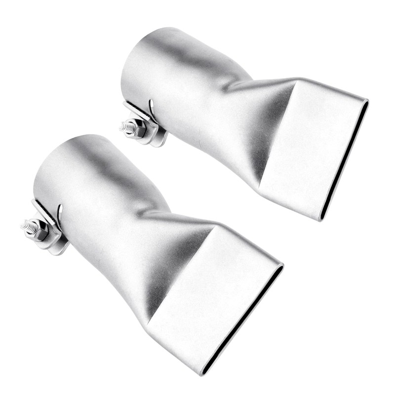 SWIGRANCE Hot Air Welding Nozzles 40mm Mouth Width 2Pcs/Set, Stainless