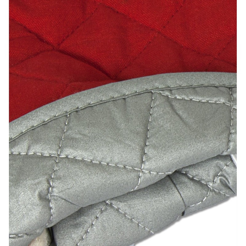 Nouvelle Legende Flame Retardant Quilted Oven Mitts, 17" Heavy-Duty Heat