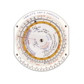 CYA Plastic Large E6B CRP-5 Flight Computer, 10 inch, Upgrade Aviation Pilot Flight Computer Calculator Standard Flying Training Student