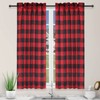 Simple Deluxe Buffalo Check Kitchen Tier Curtains, Plaid Gingham Small