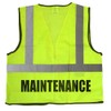 Qraphic Tee Maintenance Safety Vest, screen printed, Type R Class
