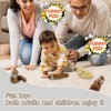 POPOYU 2Pcs Stretchy Poop Toys,Khaki and brown Fake Poop Stretchy