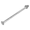 1/2" x 12" (25 Pack) Galvanized Carriage Bolt Kit, Hot