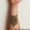 'Green Man' Temporary Tattoo - Water Resistant, Skin-Safe, Non-Toxic Transfer