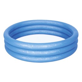 Bestway Splash and Play 51025-17 Three Ring Play Paddling Pool - Multi-Colour, 1.22 m x 25 cm