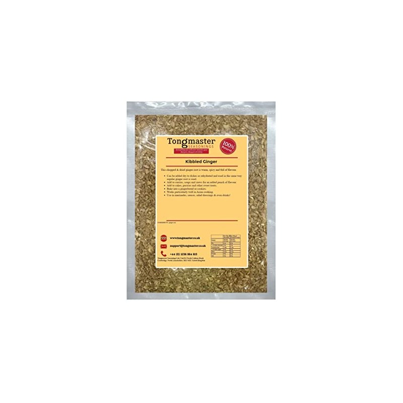 Dried Kibbled Ginger Flakes - 500g
