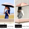 Round Silhouette, Completely Blackout, Thin, 3-tier, Folding Umbrella, For Rain