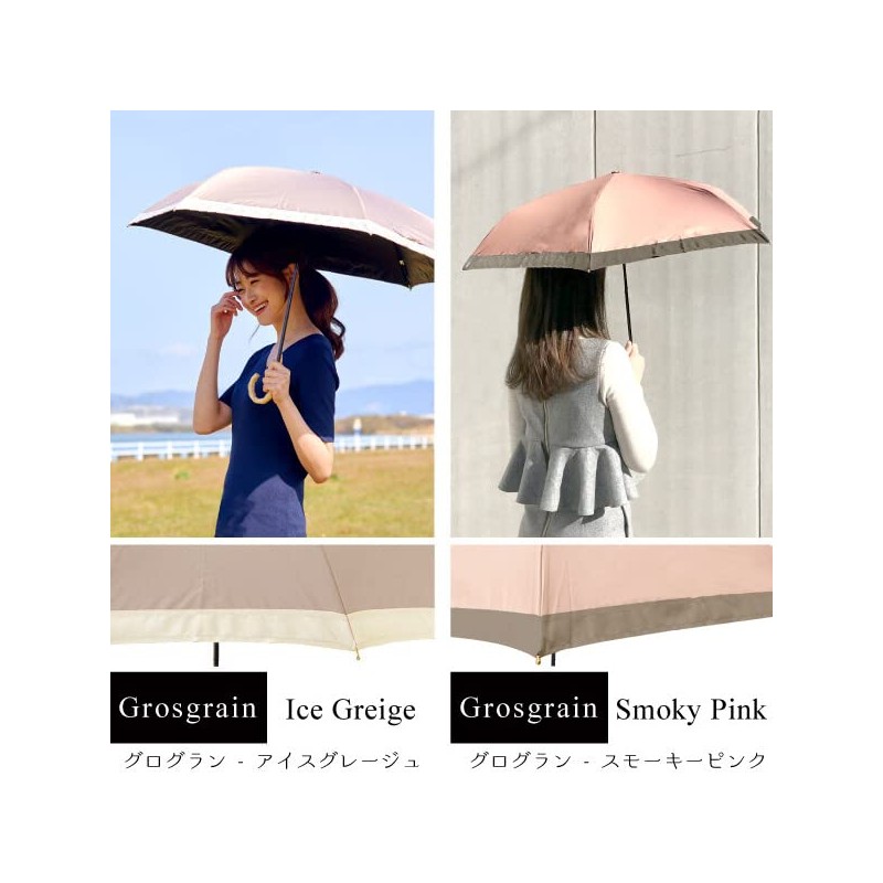 Round Silhouette, Completely Blackout, Thin, 3-tier, Folding Umbrella, For Rain
