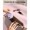Gaiatop Mini Neck Fan, Rechargeable Handheld Desk Use, LED Power