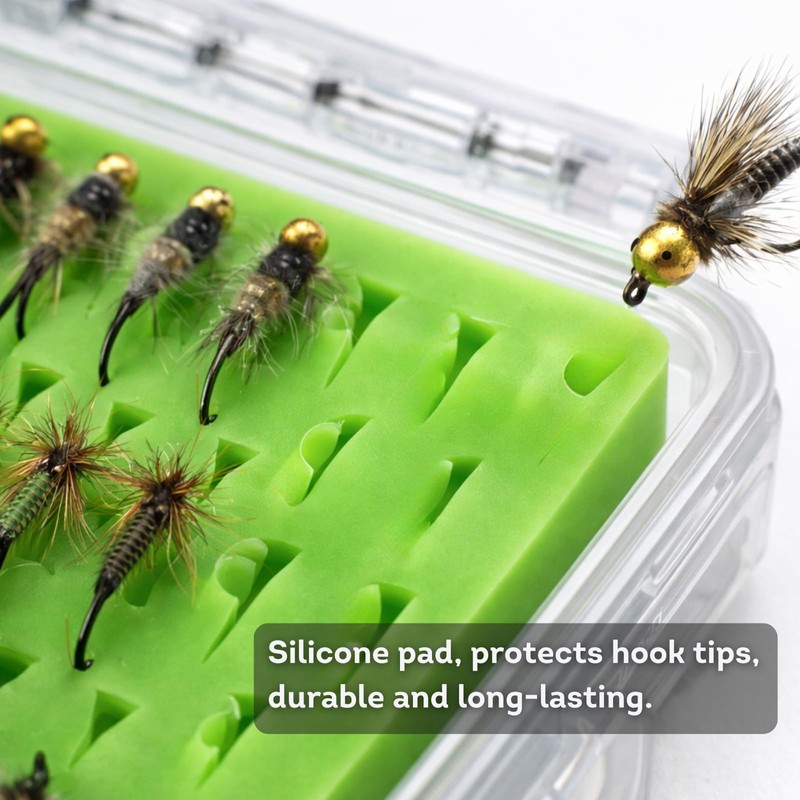 BRAIRIA Barbless Trout Flies – 36PCS (18 Barbless + 18