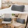 Lumbar Support Pillow for Bed, 19.7 x 7.9 x 3.9