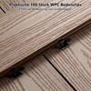 WPC Decking Clips: WPC Mounting Clips Stainless Steel for Mounting